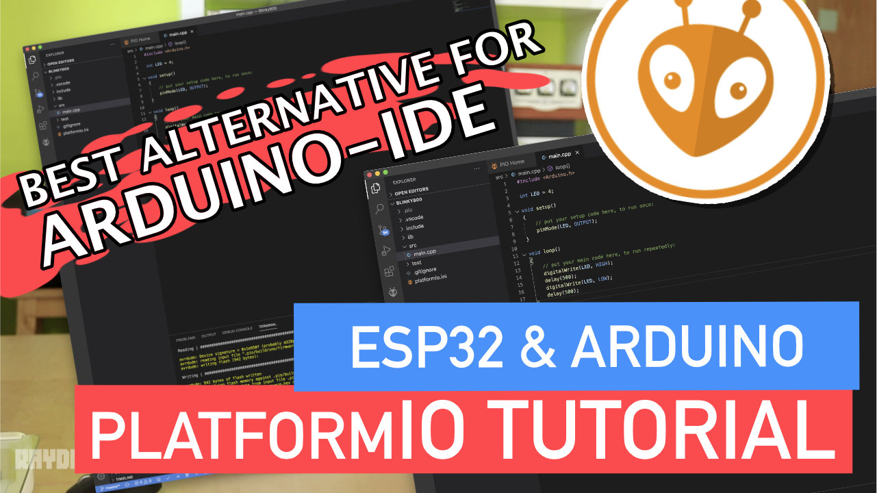  Arduino & ESP32 programming with PlatformIO and Visual Studio Code