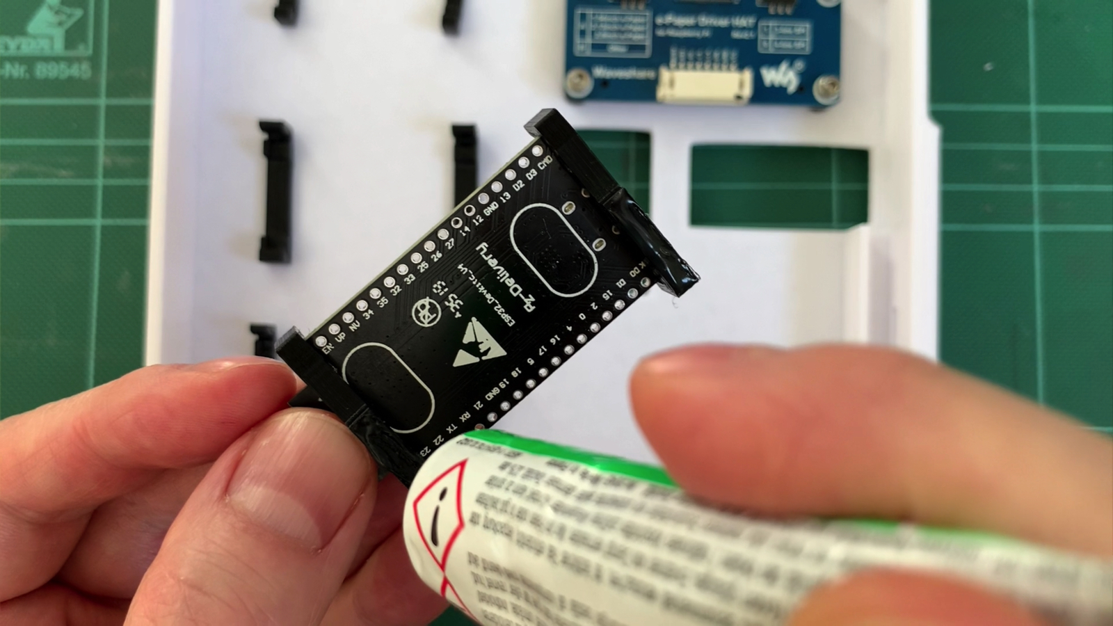 Print, glue in, ...