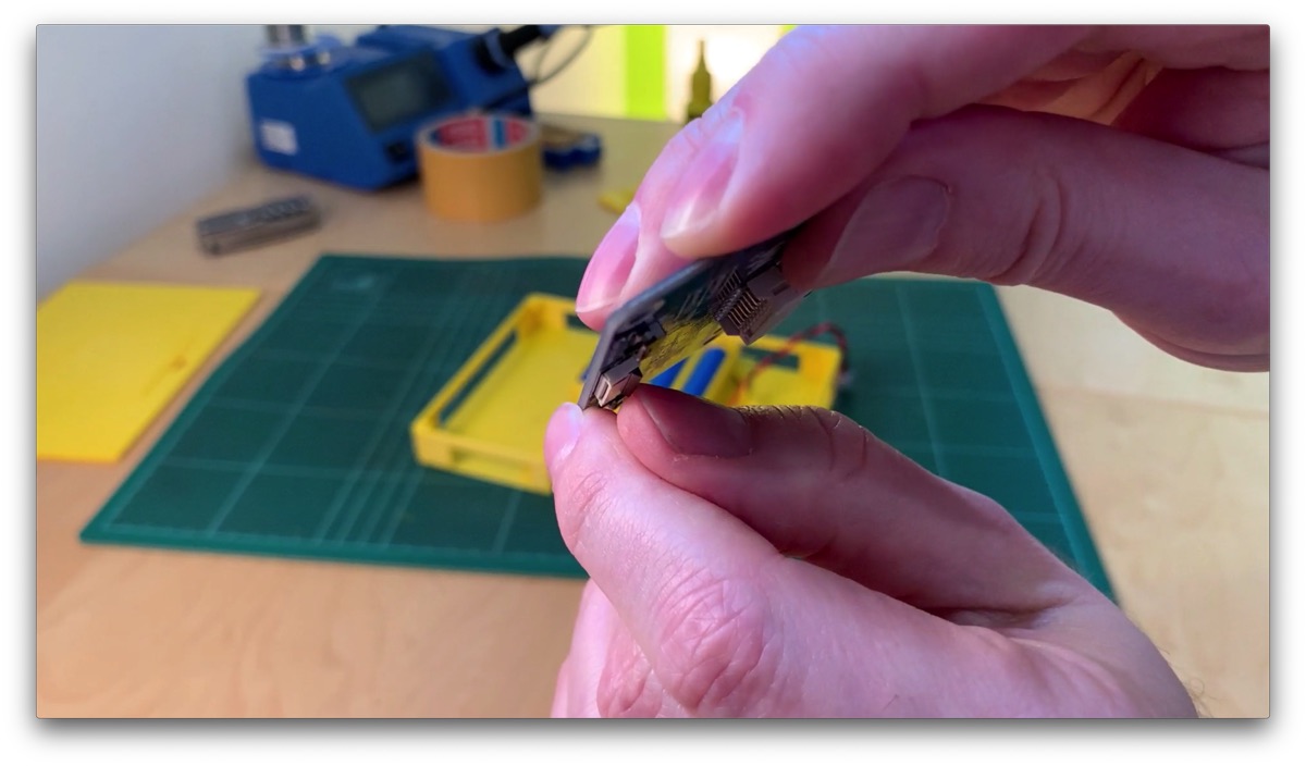 Flip the small latch up