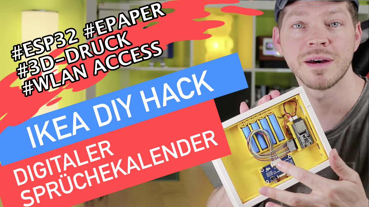  Ikea Hack: RIBBA frame rebuilt to a digital sayings epaper based frame – QUOTEFRAME aka SPRYGGKLOPPA