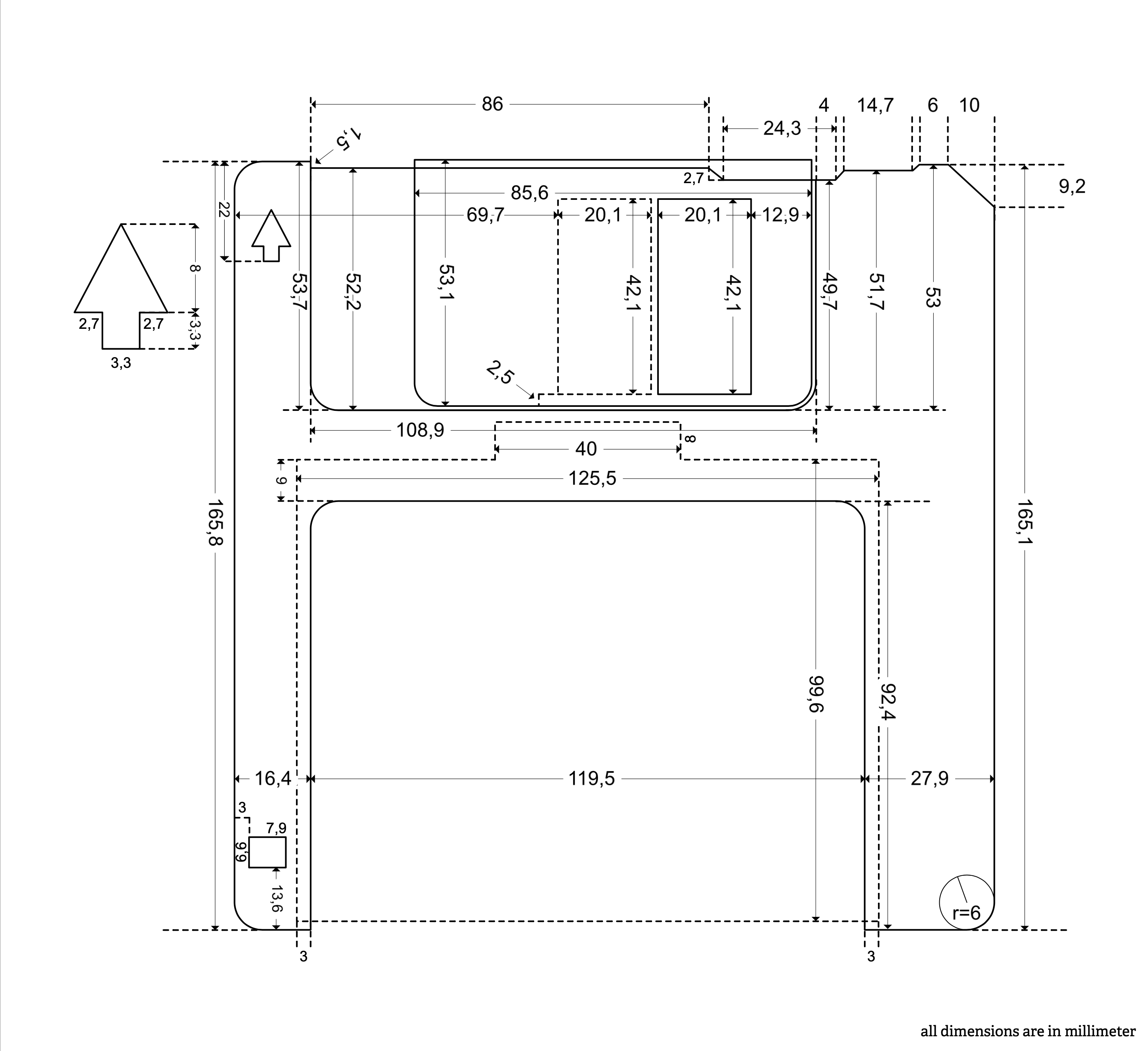 Flopy Disk Clock parts