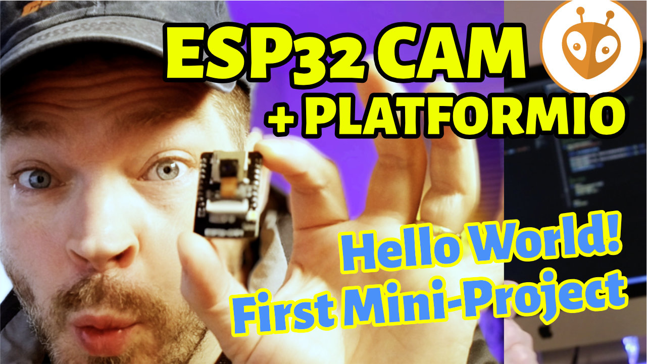  ESP32 Cam + PlatformIO – First Project: Flash Light (Hello World)